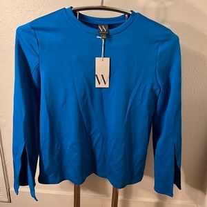 Worthington blouse blue size large